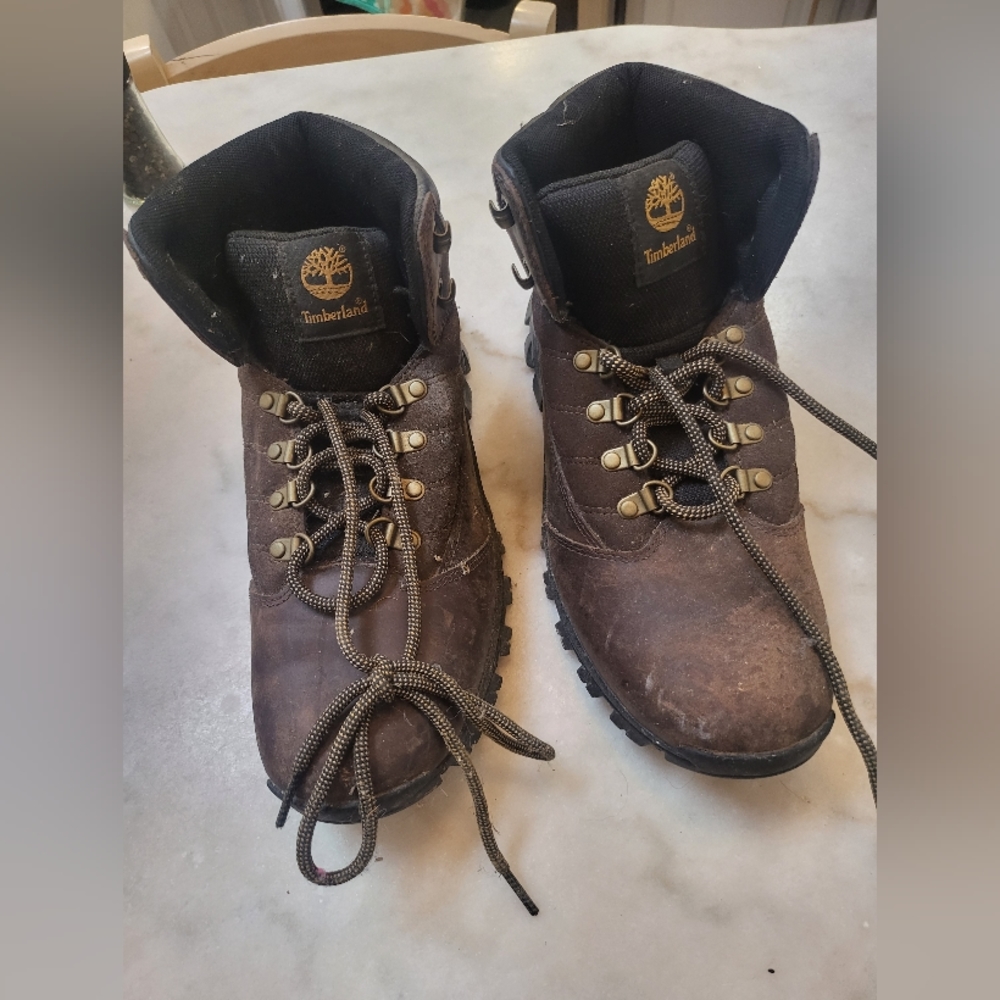 Timberland hiking boots 9.5 worn twice